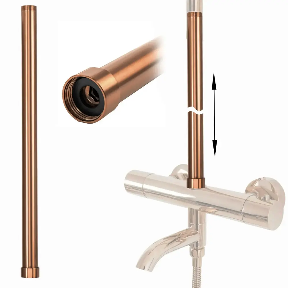 Verlängerung für Dusche 50 cm Kupfer