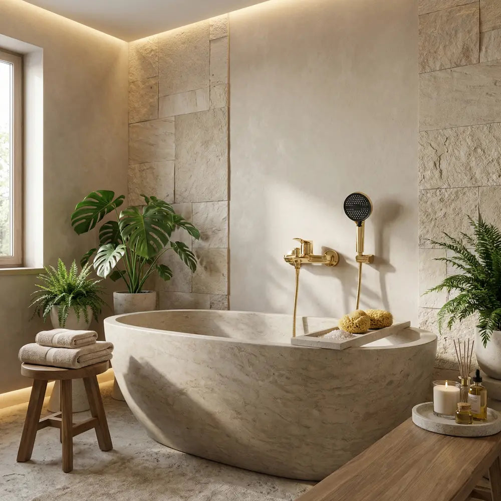 Badewannenarmatur Vision Gold