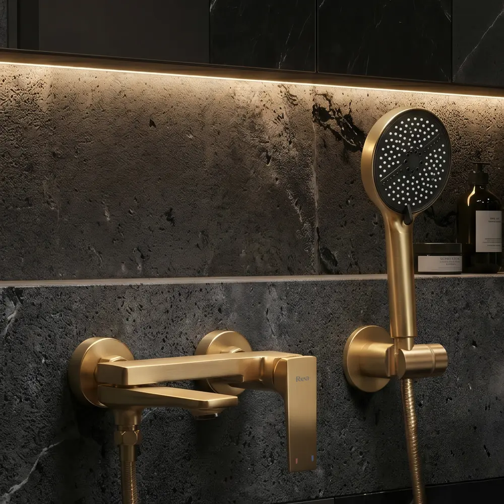 Badewannenarmatur Prime Gold Matt
