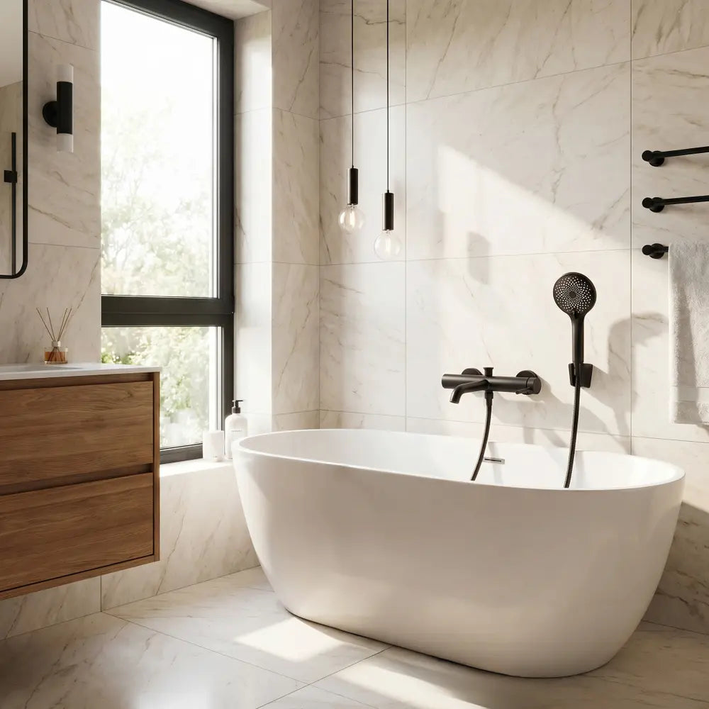 Badewannenarmatur Rivo Black
