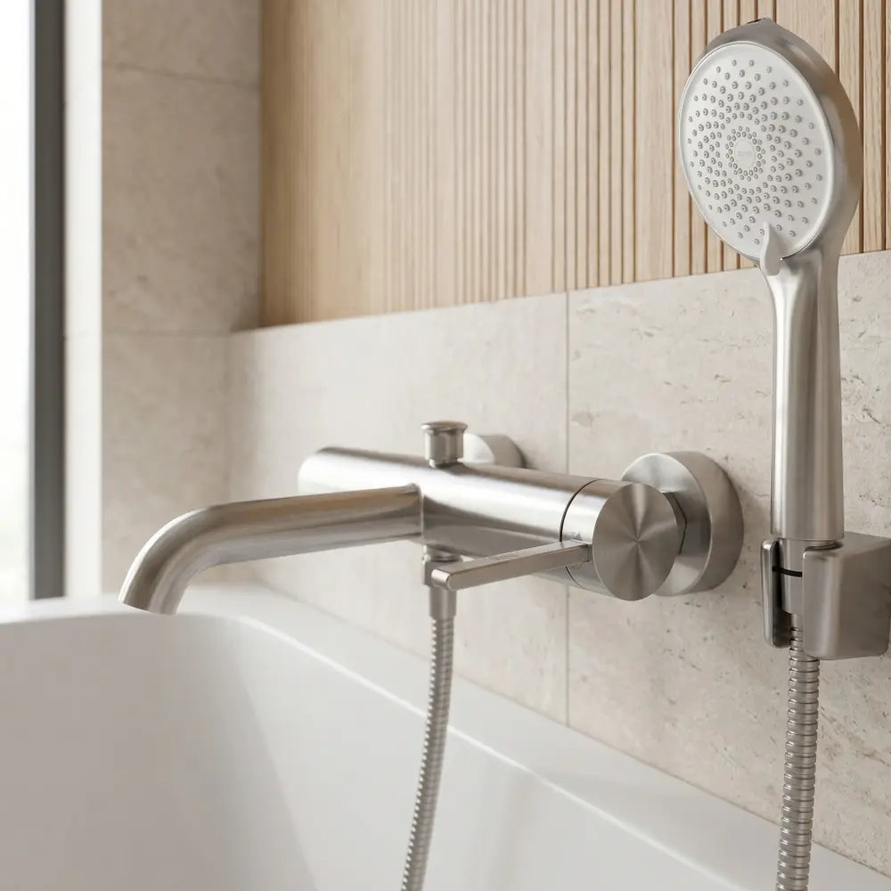 Badewannenarmatur Rivo Chrom Matt