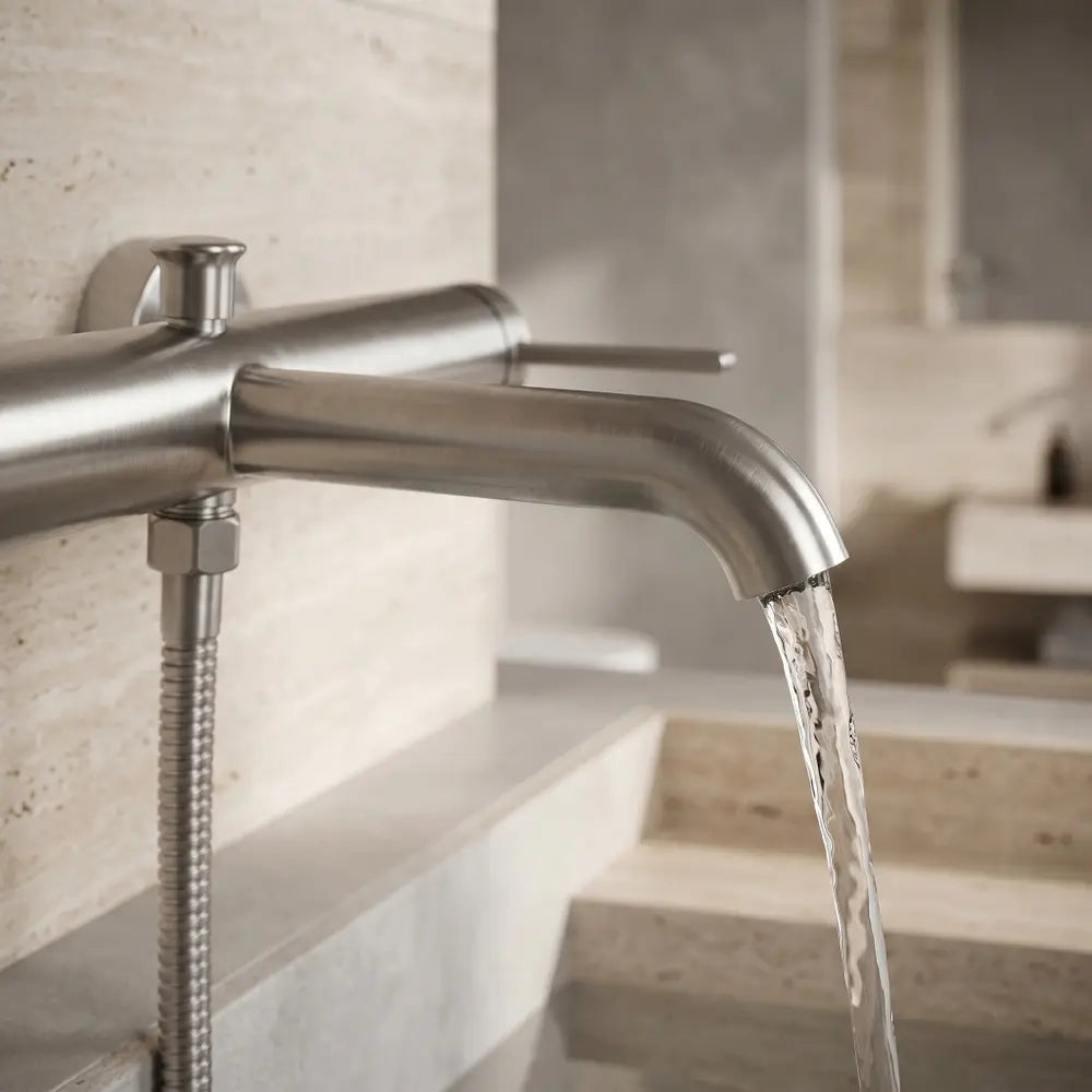 Badewannenarmatur Rivo Chrom Matt