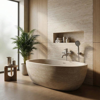 Badewannenarmatur Lungo Stripe Chrom Matt