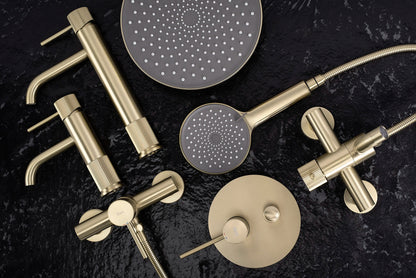Badewannenarmatur Lungo Stripe Gold Matt