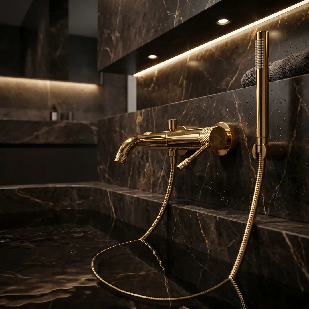 Wannenarmatur Venti Gold