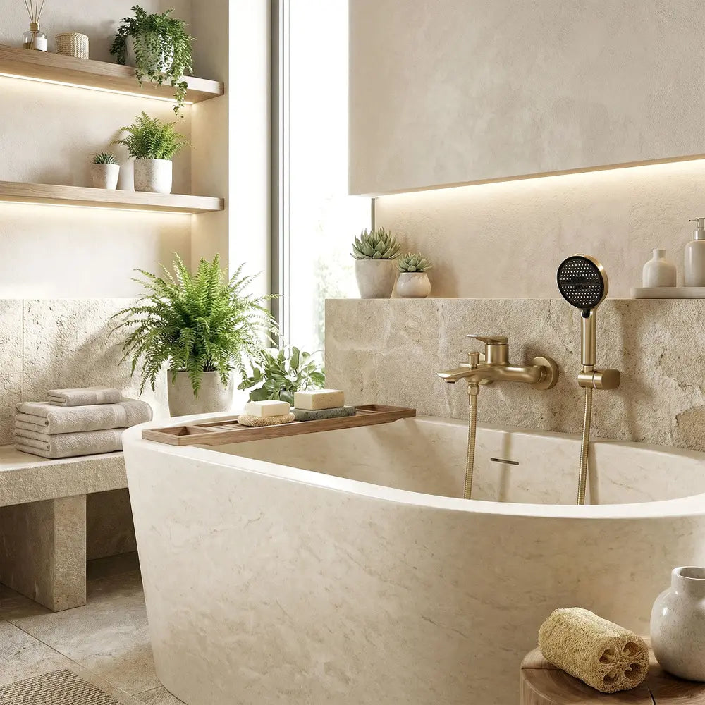 Badewannenarmatur Vision Gold Matt