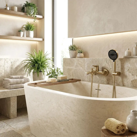 Badewannenarmatur Vision Gold Matt