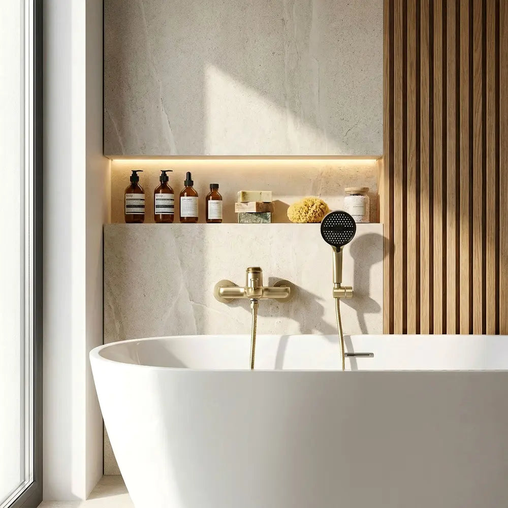Badewannenarmatur Vision Gold Matt