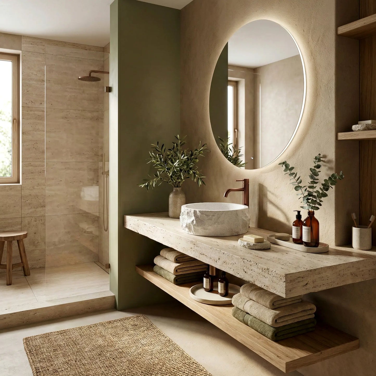 Aufsatzwaschbecken Alice Ø39cm