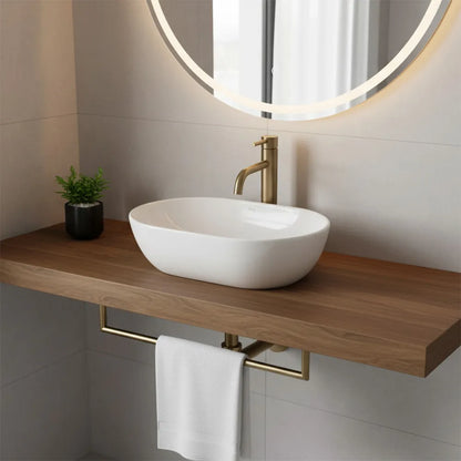 Aufsatzwaschbecken Amelia White 45x31cm