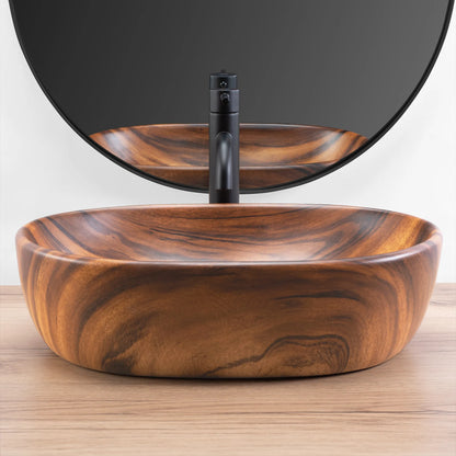 Aufsatzwaschbecken Amelia Wood Matt 48x34,5cm