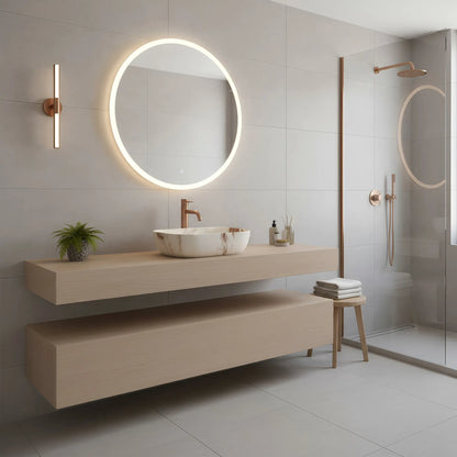 Aufsatzwaschbecken Belinda Marrone Matt 46,5x33cm