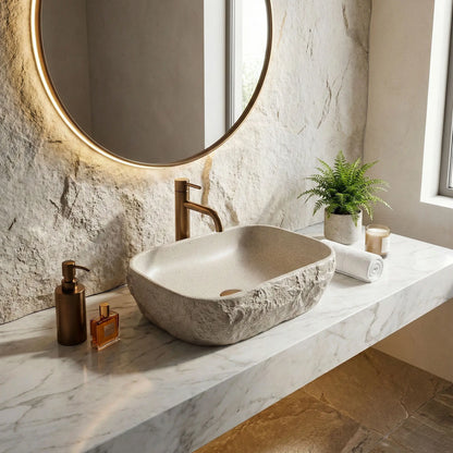 Aufsatzwaschbecken Bianka 46x32cm