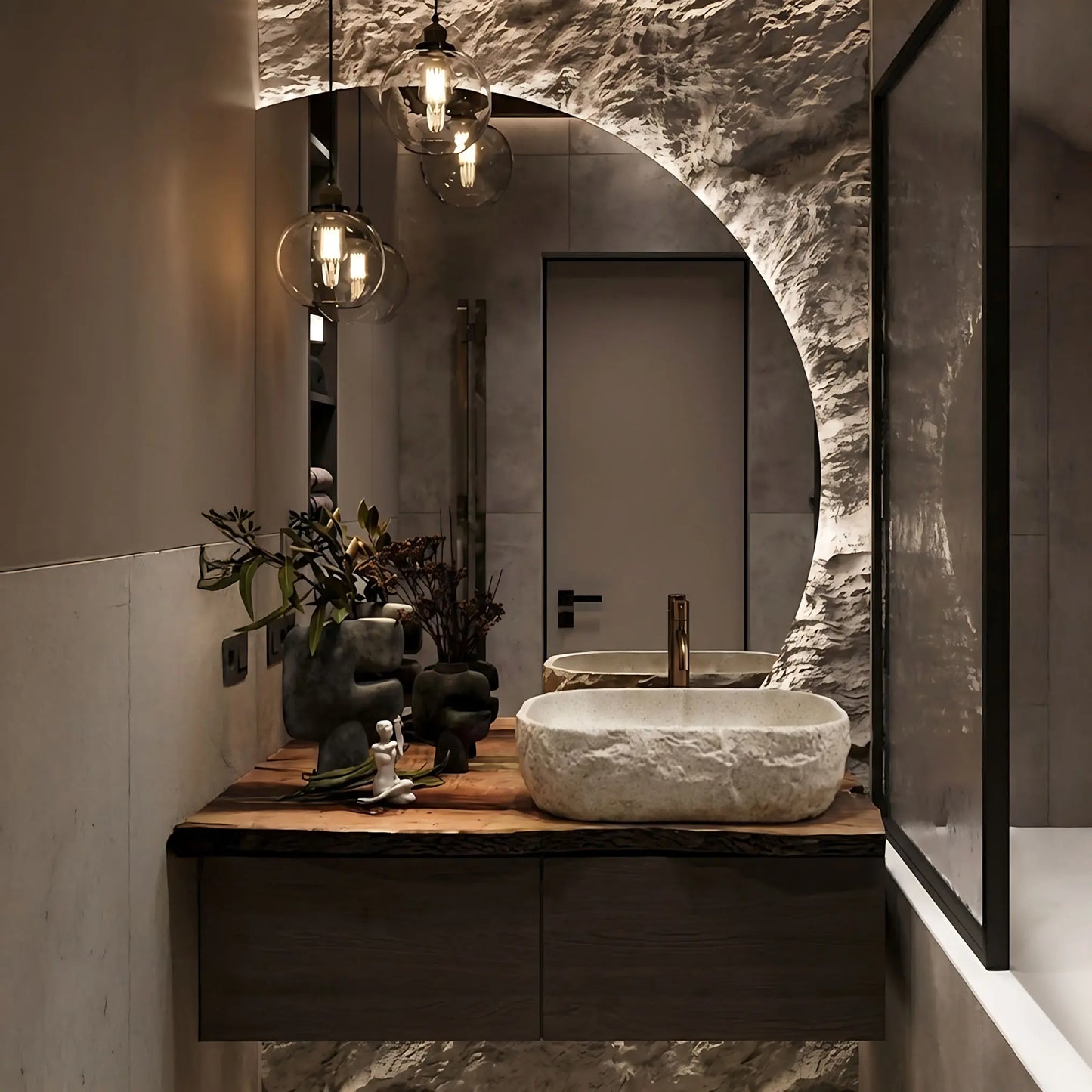 Aufsatzwaschbecken Bianka 46x32cm