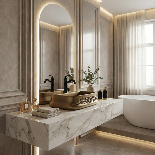 Aufsatzwaschbecken Castel 54x38cm