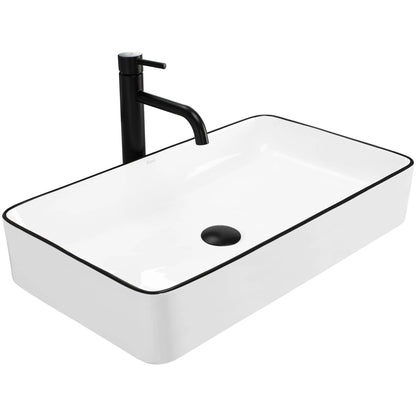 Waschbecken Denis Black Edge 61,5x35cm