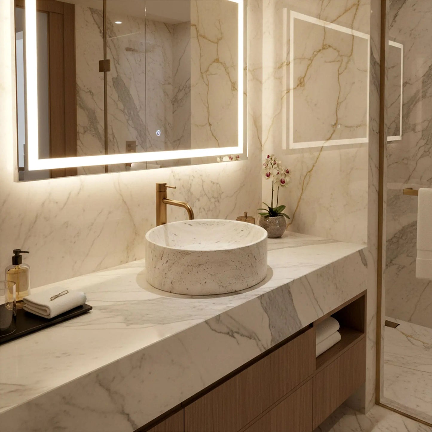 Aufsatzwaschbecken Destiny Ø39cm