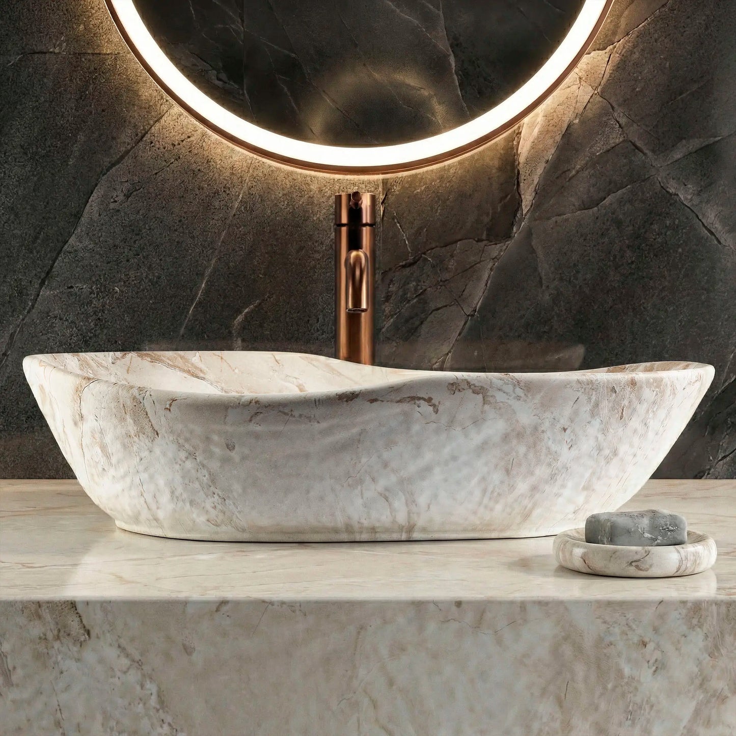 Aufsatzwaschbecken Emilia Reno 56x38cm