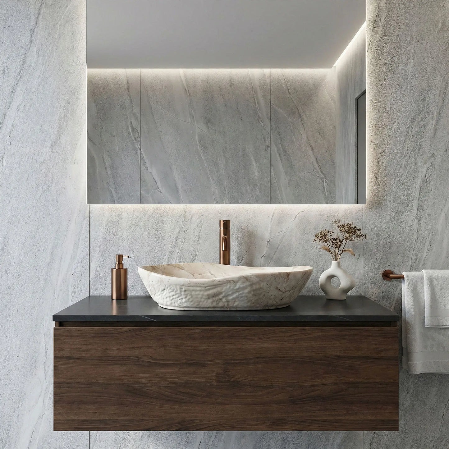 Aufsatzwaschbecken Emilia Reno 56x38cm