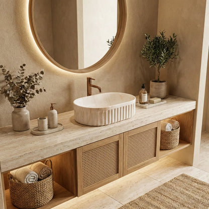 Aufsatzwaschbecken Georgia 55,5x35cm