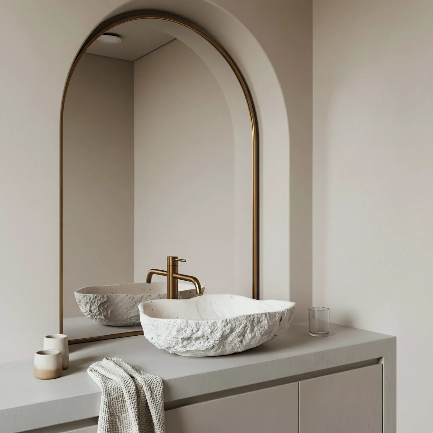 Aufsatzwaschbecken Isla Shiro 49x37cm