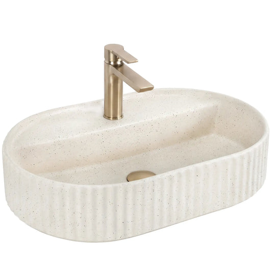 Aufsatzwaschbecken Marcella Vanilla 60x37cm