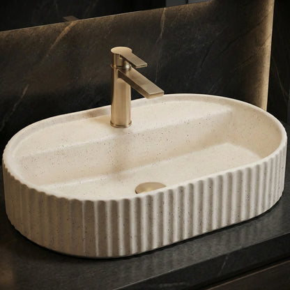 Aufsatzwaschbecken Marcella Vanilla 60x37cm