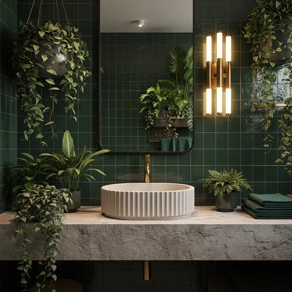 Aufsatzwaschbecken Margaret Beige 49x35,5cm