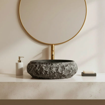 Aufsatzwaschbecken Mika Gabro Black 50x38cm