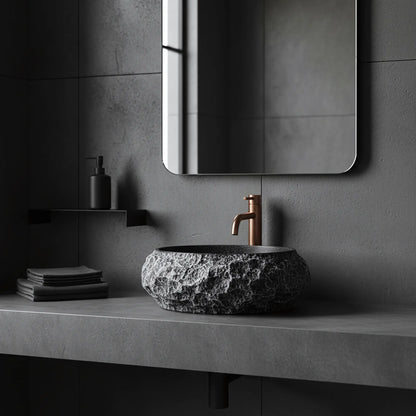 Aufsatzwaschbecken Mika Gabro Black 50x38cm