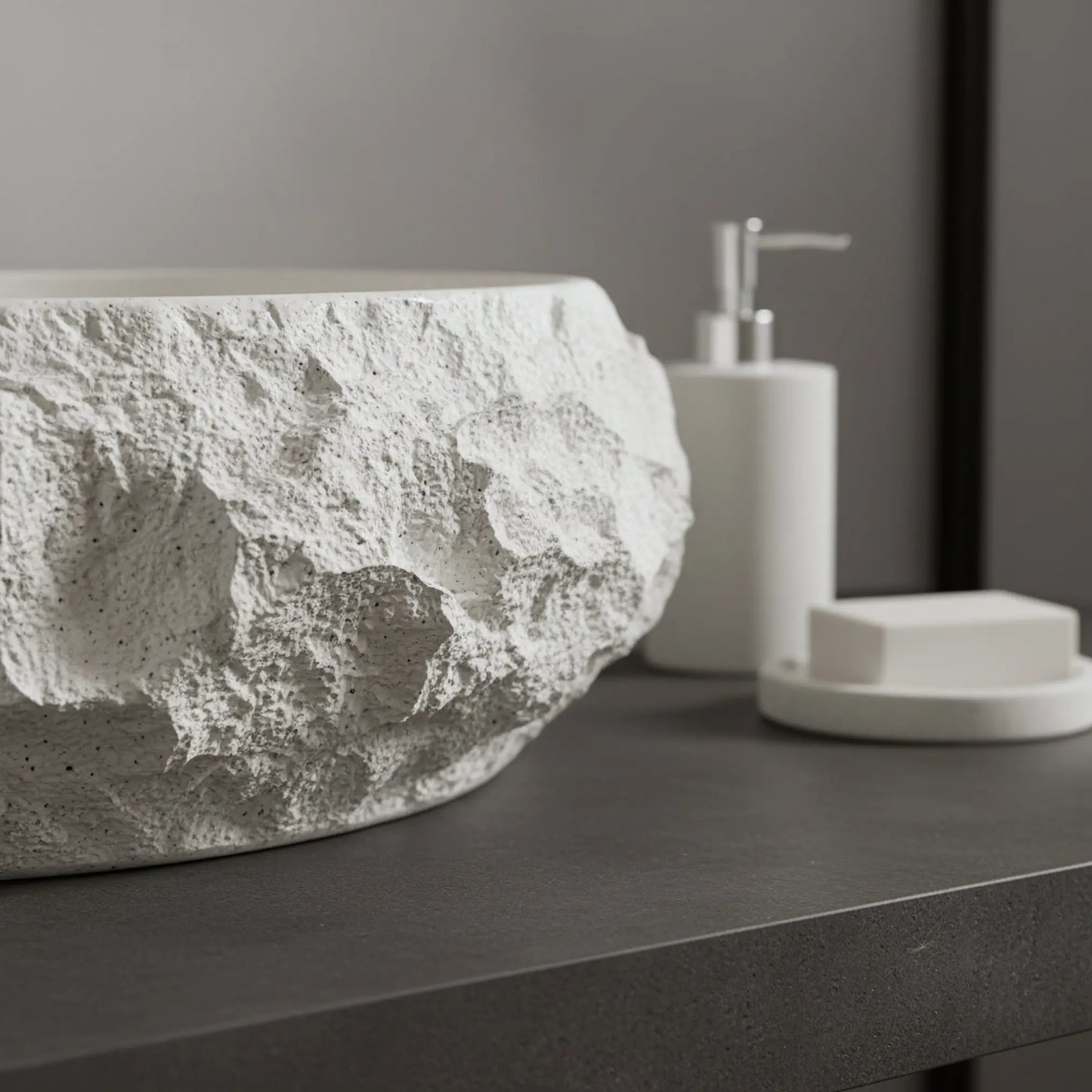 Aufsatzwaschbecken Mika Ivory 50x38cm