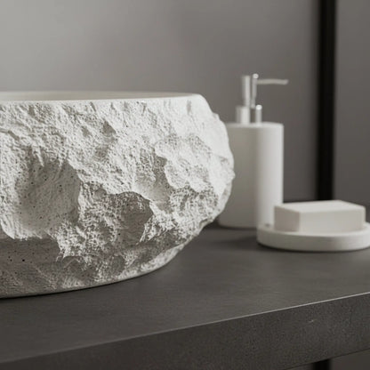 Aufsatzwaschbecken Mika Ivory 50x38cm