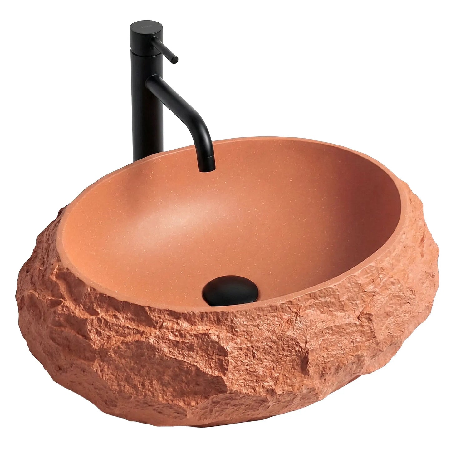 Aufsatzwaschbecken Mika Terracotta 50x38cm