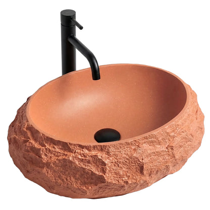 Aufsatzwaschbecken Mika Terracotta 50x38cm
