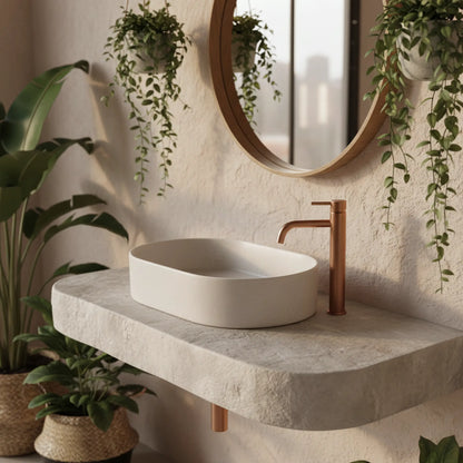 Aufsatzwaschbecken Nadia Sandy 61x38,5cm