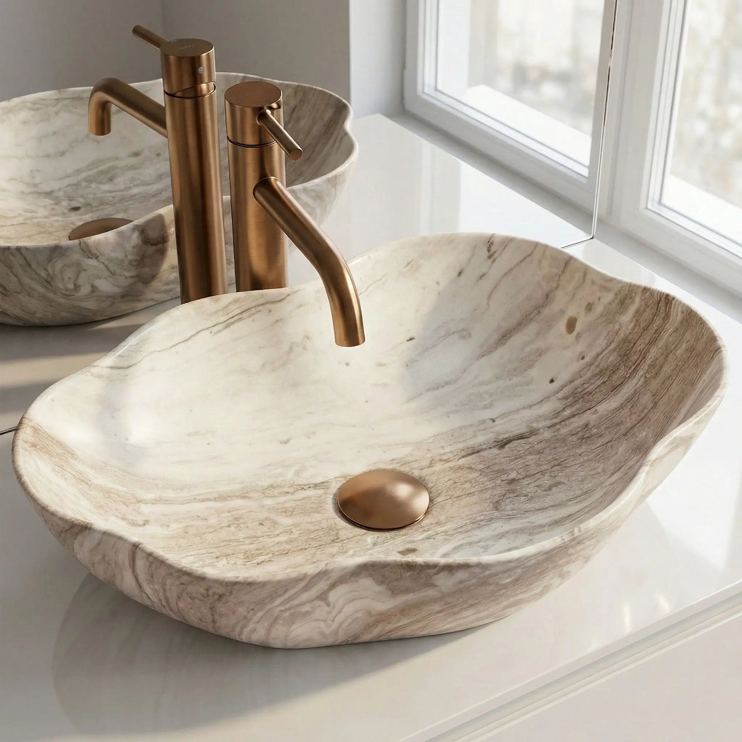 Aufsatzwaschbecken Pearl Saturn 50,5x38cm