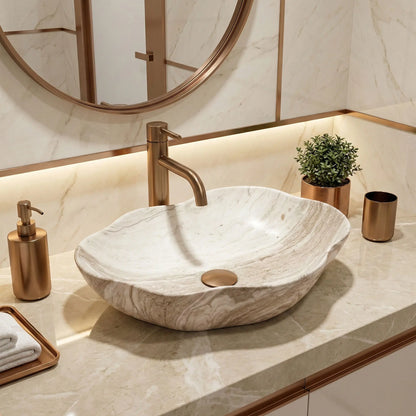 Aufsatzwaschbecken Pearl Saturn 50,5x38cm