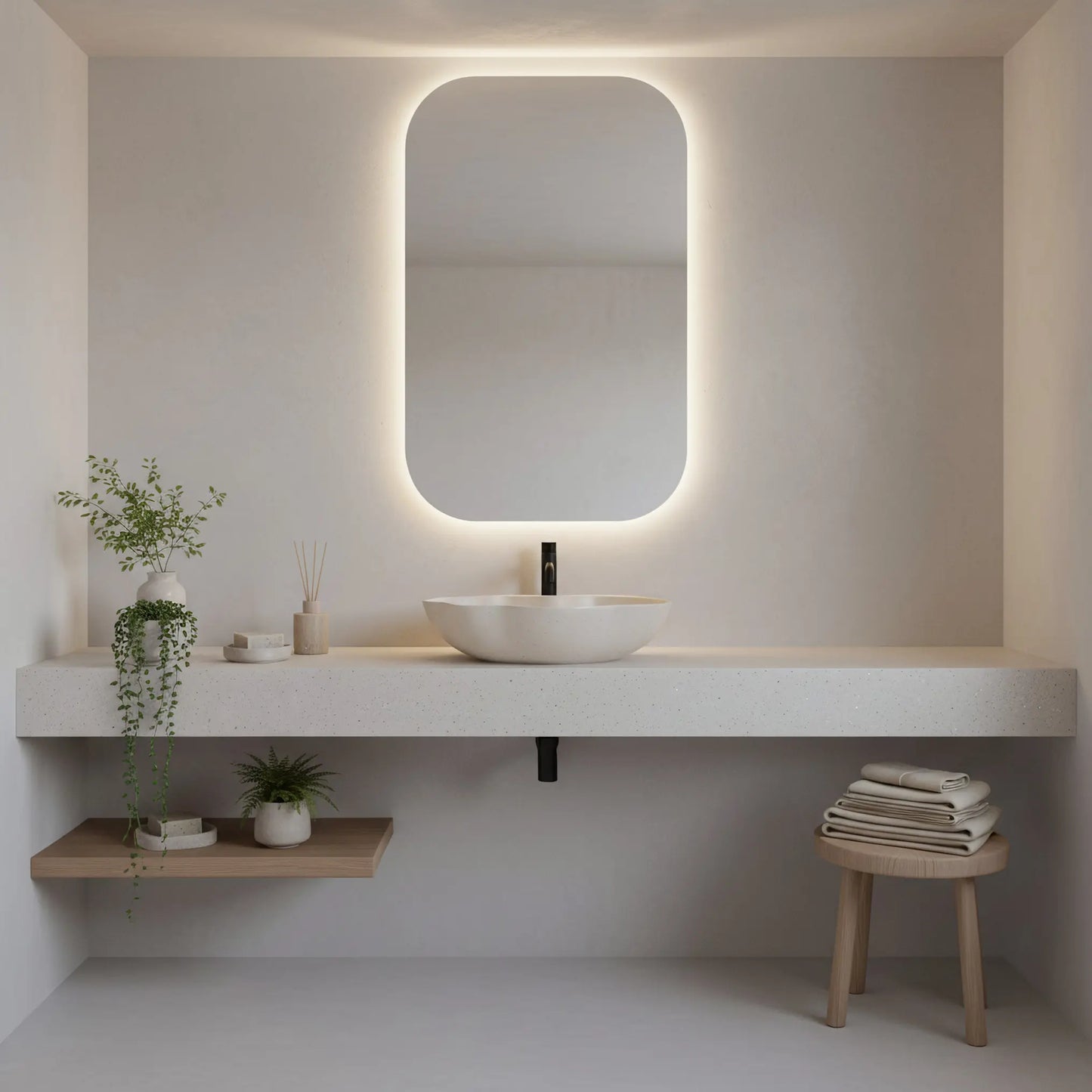 Aufsatzwaschbecken Pearl Warm 50,5x38cm