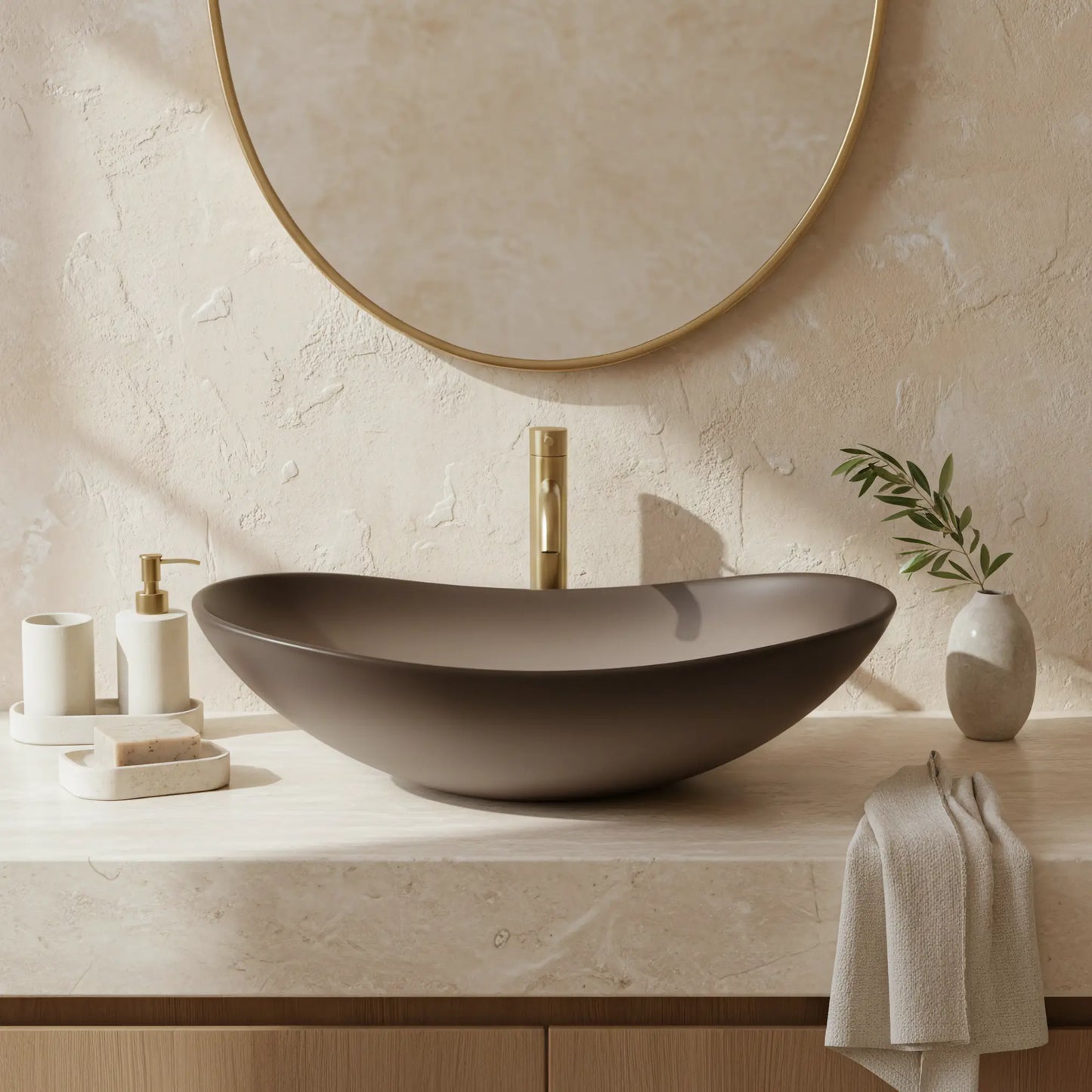 Aufsatzwaschbecken Royal Ombre 62x36cm