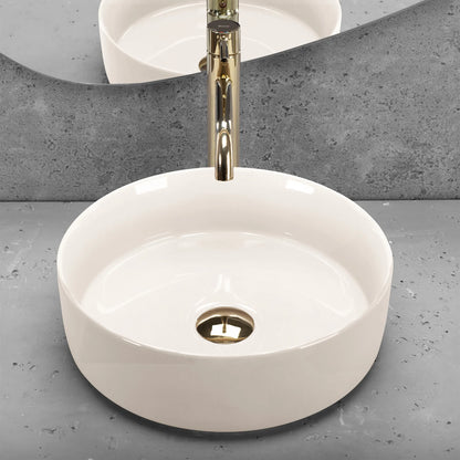 Aufsatzwaschbecken Sami Ecru ⌀36cm