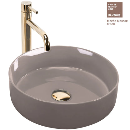 Aufsatzwaschbecken Sami Mocha Mousse ⌀36cm
