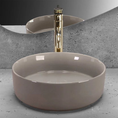 Aufsatzwaschbecken Sami Mocha Mousse ⌀36cm