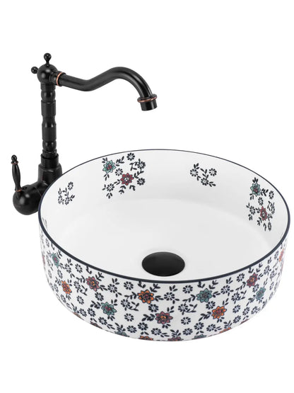 Waschbecken Stefania Flori ø36cm