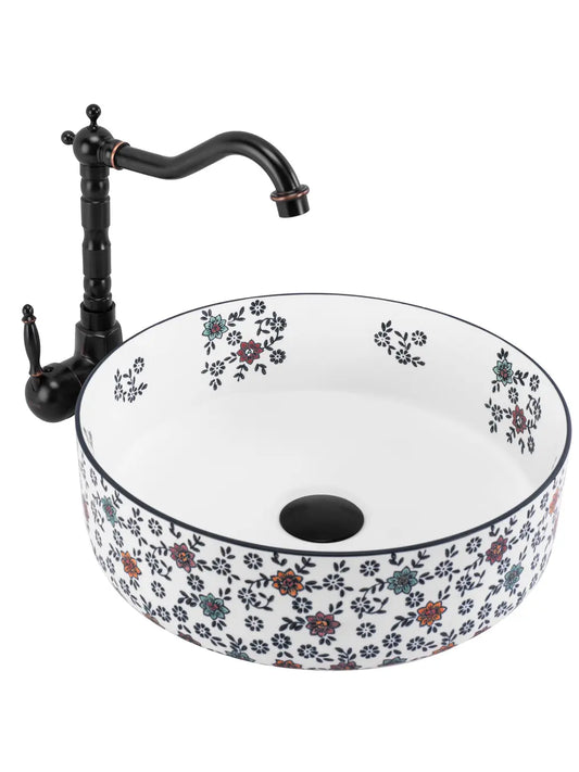 Waschbecken Stefania Flori ø36cm