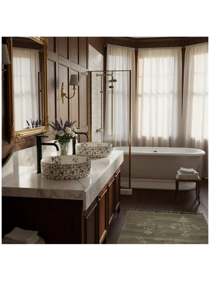 Waschbecken Stefania Flori ø36cm