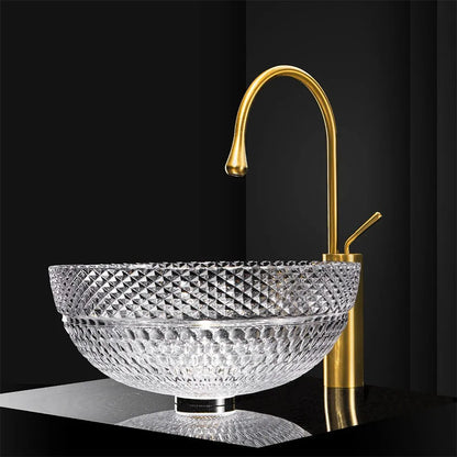 Aufsatzwaschbecken Sue / Glaswaschbecken ⌀40cm