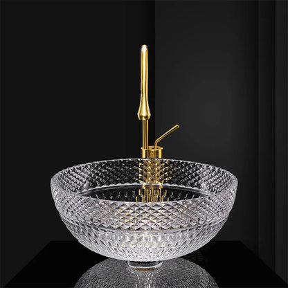 Aufsatzwaschbecken Sue / Glaswaschbecken ⌀40cm
