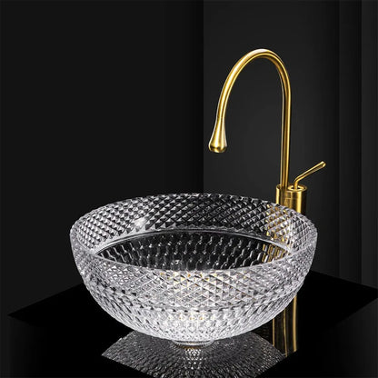 Aufsatzwaschbecken Sue / Glaswaschbecken ⌀40cm