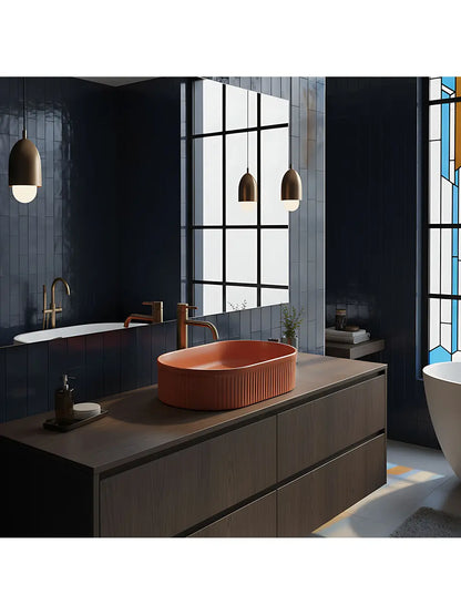 Aufsatzwaschbecken Vanda Zimt Matt 49x31cm