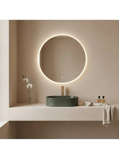 Aufsatzwaschbecken Vanda Olive Matt 49x31cm